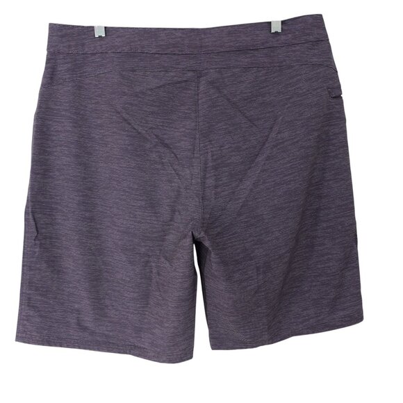 Vineyard Vines 9" Heathered Fineline Board Short Sz 36 Gray Striped Performance - Picture 6 of 10